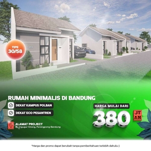 rumah minimalis modern lingungan nyaman dan asri