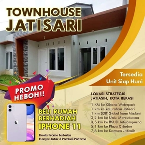RUMAH MURAH READY STOK Bekasi Kota LT. 88m² | FREE 2 AC Atau iPhone 11