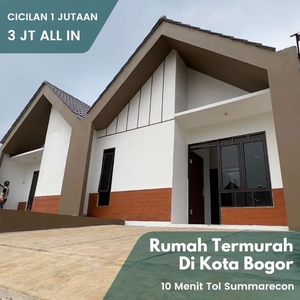 Rumah Termurah di Kota Bogor Harga 200 Jutaan Cicilan 1 Jutaan