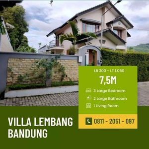 TANAH LUAS VIEW CANTIK! Rumah Villa di Lembang Bandung Dekat De' Ranch