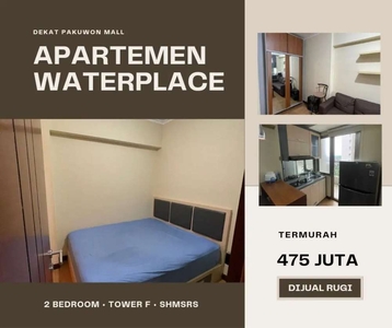 Dekat Pakuwon Mall‼️Apartemen Waterplace 2 BR Termurah