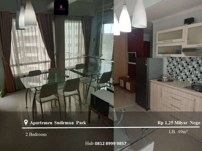 Dijual Apartemen Sudirman Park Low Floor 2BR Full Furnished North View