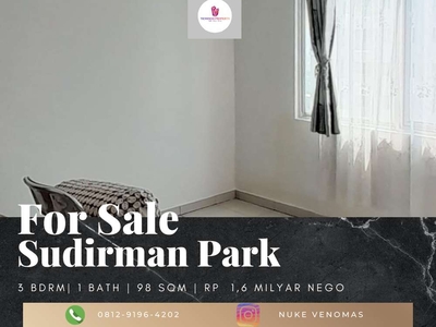 Dijual Apartement Sudirman Park 3BR High Floor