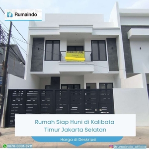 Dijual Murah Rumah Siap Huni di Kalibata Timur Jakarta Selatan