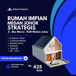 DIJUAL RUMAH DI MEDAN 1 LANTAI