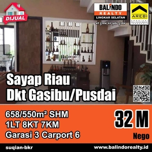 Dijual Rumah Pusat Kota Bandung di Sayap Riau dekat Gasibu