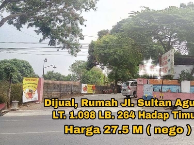 Dijual Rumah Super Strategis Jalan Sultan Agung Gajah Mungkur Semarang
