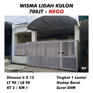 HANYA 700 JT Rumah Wisma Lidah Kulon Surabaya Siap Huni