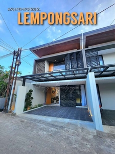 JUAL CEPAT RUMAH MODERN LEMPONGSARI DEKAT PALAGAN,UGM,JALAN KALIURANG