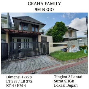 MEWAH TERAWAT Rumah Graha Family Dukuh Pakis Surabaya Siap Huni
