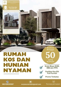 Perumahan Modern Villa Kawasan wisata batu