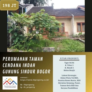 PROPERTY (CESSIE) PERUMAHAN TAMAN CENDANA INDAH GUNUNG SINDUR