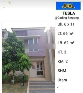 rumah Cluster Tesla siap huni dan strategis