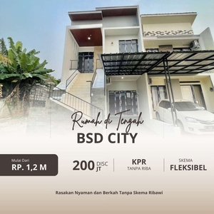 Rumah di BSD City Tangerang Lokasi Strategis Pinggir Jalan Raya