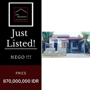 Rumah Dijual Di Bogor - Rumah Lokasi TANAH SAREAL, BOGOR - NEGO