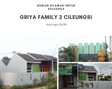 Rumah Murah Komersil Type 60/60 di Cileungsi Bogor “Griya Family 2”