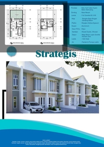 rumah strategis minimalis 2 lantai di alam sutera/benda