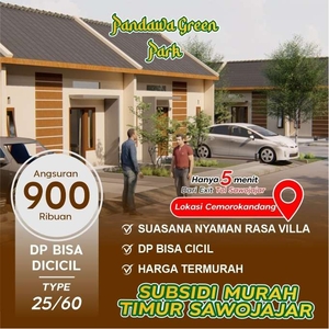 RUMAH SUBSIDI KEDUNGKANDANG 6X10METER