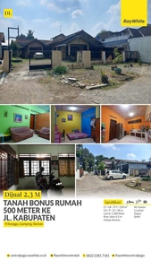 Tanah Luas Bonus Bangunan Rumah, Layak Huni,Jl, Kabupaten