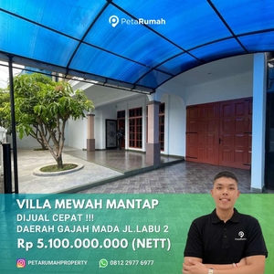 Villa daerah gajah mada jalan labu 2 dijual cepat mantap full perabot