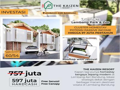 Beli 1 Gratis 1 unit Rumah/Resort/Villa di Lembang Asri 2 Lantai