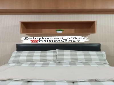 READY APARTEMEN KALCIT TIPE 2BEDROOM FREE WIFI & COMPLIMENT REAL PIC
