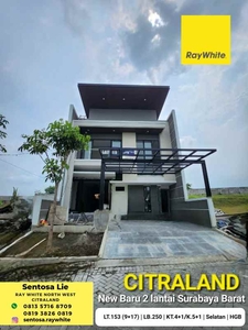 Dijual Rumah Baru Woodland Citraland Sby Dekat Universitas Ciputr