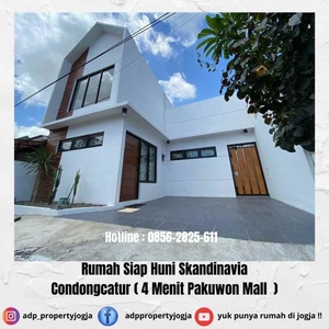 Rumah Cantik Siap Huni Desain Skandinavia Di Condongcatur Sleman