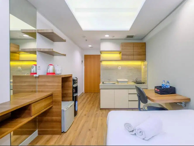 Apartemen Evenciio, Studi, Fully Furnished, Design Japanese Comfort