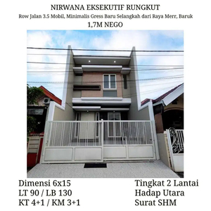 BARU ! RUMAH NIRWANA EKSEKUTIF RUNGKUT SURABAYA DKT MERR BARUK SHM