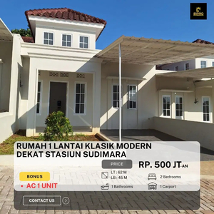 Cluster rumah 1 lantai manis minimalis di Ciputat harga ekonomis