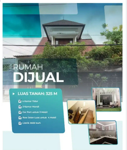 Di Jual Rumah indah Unfurnished Lokasi Ketintang Selatan