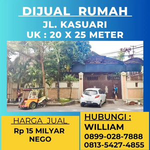 DI JUAL RUMAH JL KASUARI LOKASI TENGAH KOTA MAKASSAR