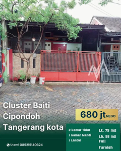 Di jual Rumah murah di area taman royal Cipondoh Kota Tangerang.