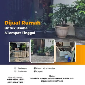 Di Jual Rumah untuk usaha atau tempat tinggal