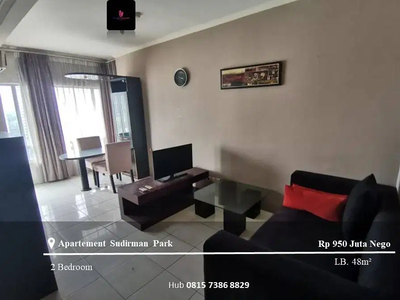 Dijual Apartement Sudirman Park Middle Floor 2BR Furnished South View