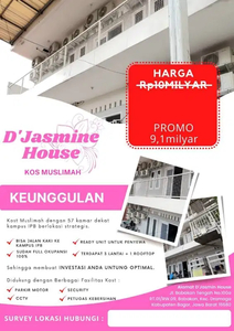 DIJUAL KOS KOSAN IPB BOGOR 57 KAMAR