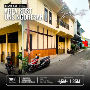 Dijual Kost Putri Solo Kota Surakarta Area Kost UNS Jebres Ngoresan