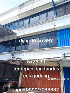 Jual/Sewa Ruko 3 lantai Kosongan di Tanjungsari Surabaya Barat