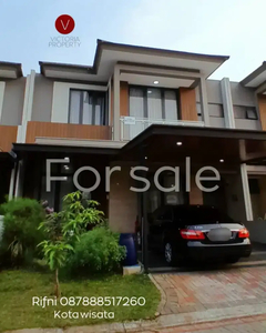 Dijual rumah baru full furnish di cluster terbaru, Kota Wisata