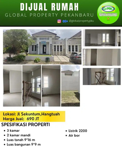 Dijual Rumah Daerah Hangtuah Siap Huni, Kondisi Sangat Terawat!