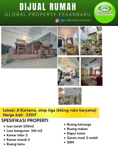 Dijual Rumah Daerah Kartama Bulatan Siap Huni