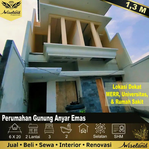 Dijual Rumah Perumahan Gunung Anyar Emas Surabaya