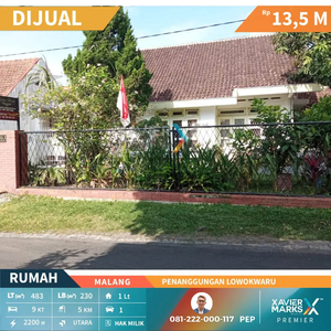 Dijual Rumah Tengah Kota di Penanggungan Klojen Malang