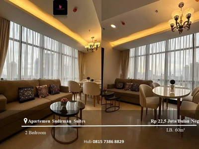 Disewakan Apartemen Sudirman Suites Low Floor 2BR Full Furnished