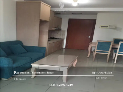 Disewakan Apartment Thamrin Residence 1BR Full Furnished