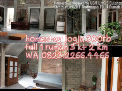 Homestay Yogyakarta UGM UNY J Bulanan Harian Stratgis Las 2KT Rmbongan