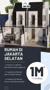 Hunian Eksklusif 2 lantai di Jagakarsa Jakarta Selatan