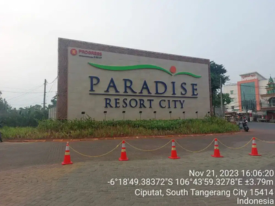 JUAL CEPAT RUMA 2 LANATAI ALAMAT PARADISE RESORT CIPUTAT