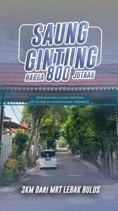 Jual Tanah Kavling 97 M² Saung Siti Gintung